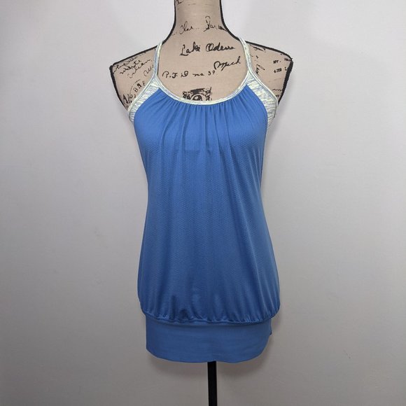 LULULEMON NO LIMITS Racerback Tank Bra layer Athletic Womens size 4 - Picture 1 of 8